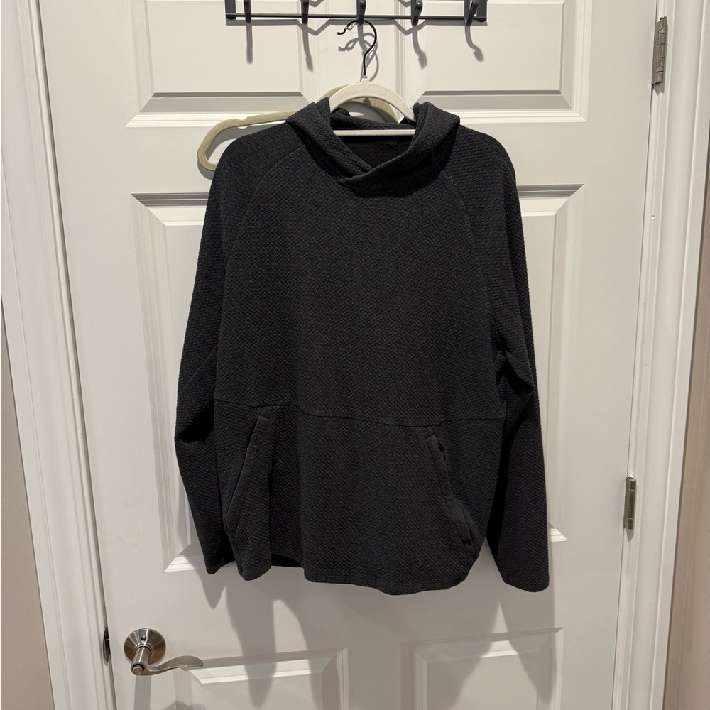 Lululemon Athletica Charcoal Hooded sweatshirt. Performance knit